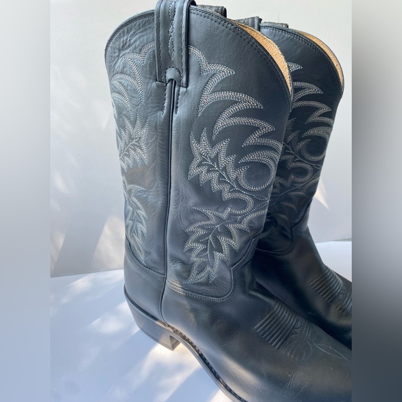 Men's Tony Lama Black Stallion Americana Cowboy Western 7900 Boots - Size 11 - Picture 2 of 14